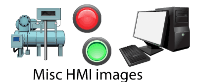 Visio stencils of HMI images