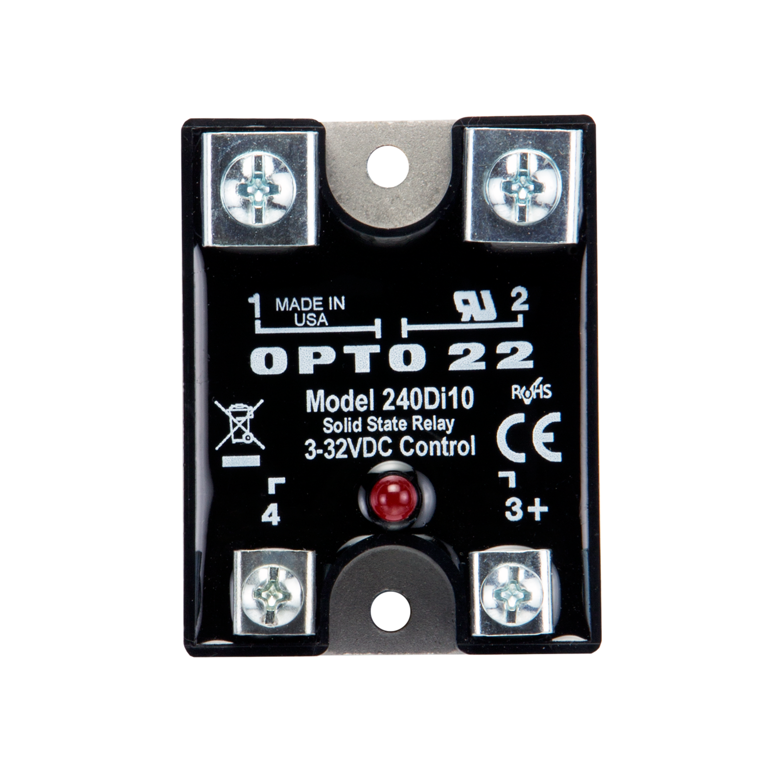 OPTO 22  OAC24  SOLID STATE RELAY W/PHOENIX CONTACT DIN MOUNT OUTPUT MODULE 