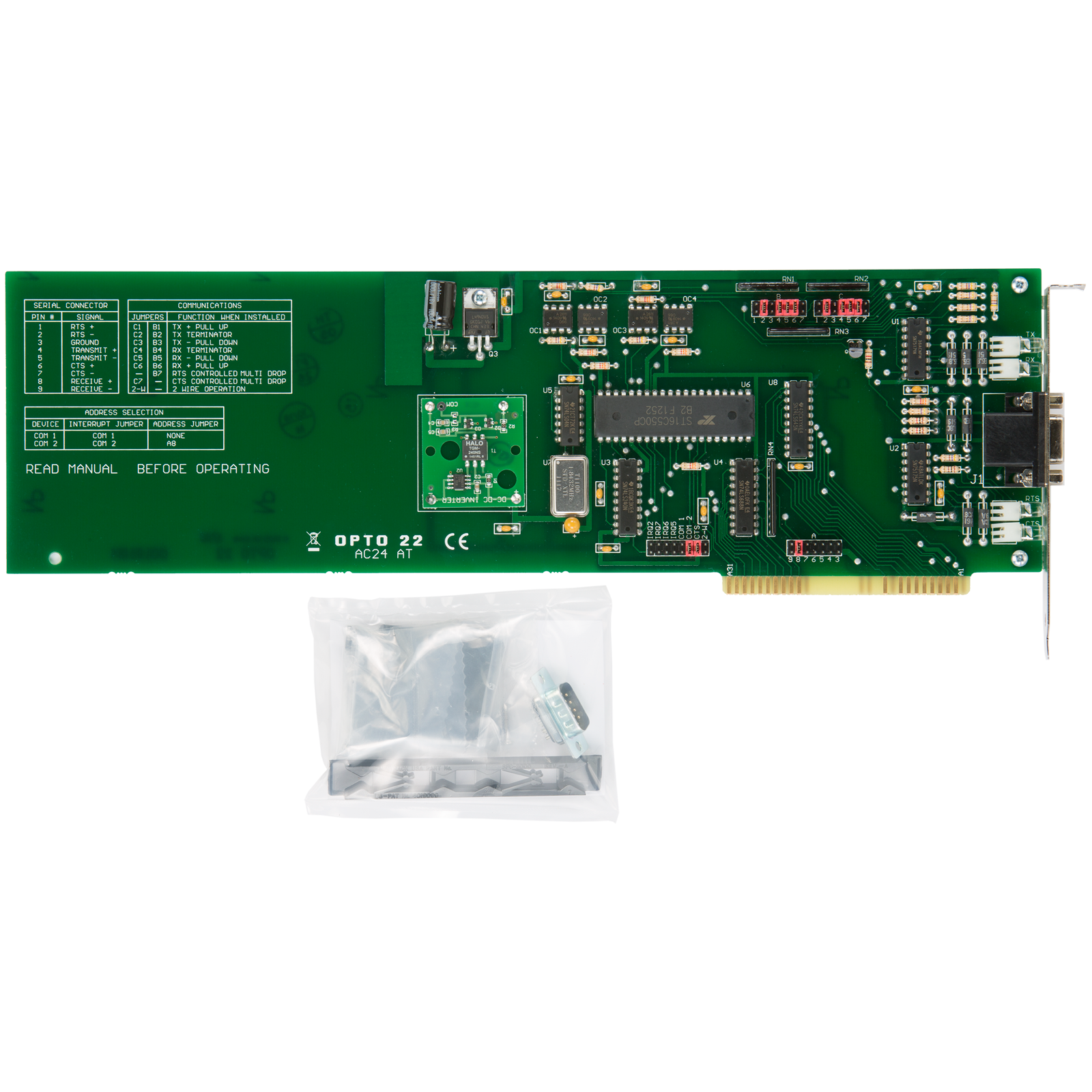 Details about  / OPTO 22 ADAPTOR BOARD CARD AC24-AT AC24 AT AC24AT 001818F