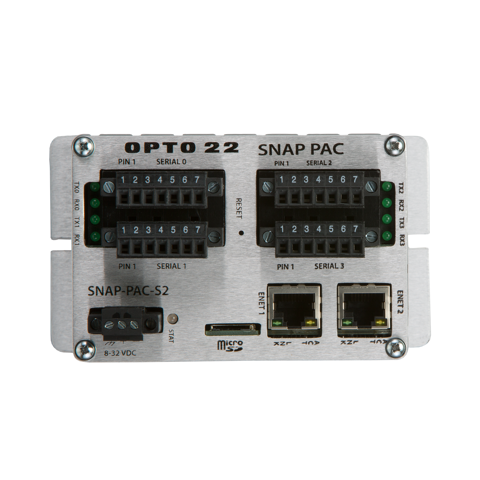 Opto-22 Snap Ethernet Controller SNAP-B3000-ENET Module & SNAPB16M 16 Slot PCB 