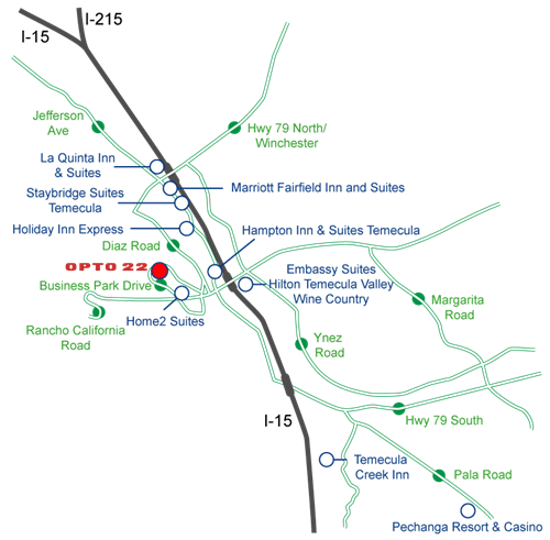 Accommodations near Opto 22